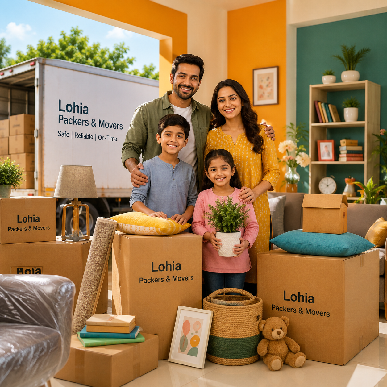 Happy Family Relocation